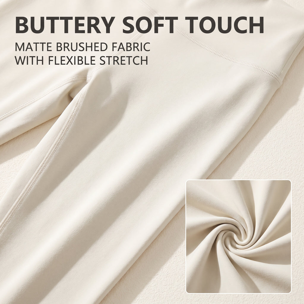 High Waisted Leggings with Pockets Women, Full Length Capri Buttery Soft Stretchy Yoga Pants