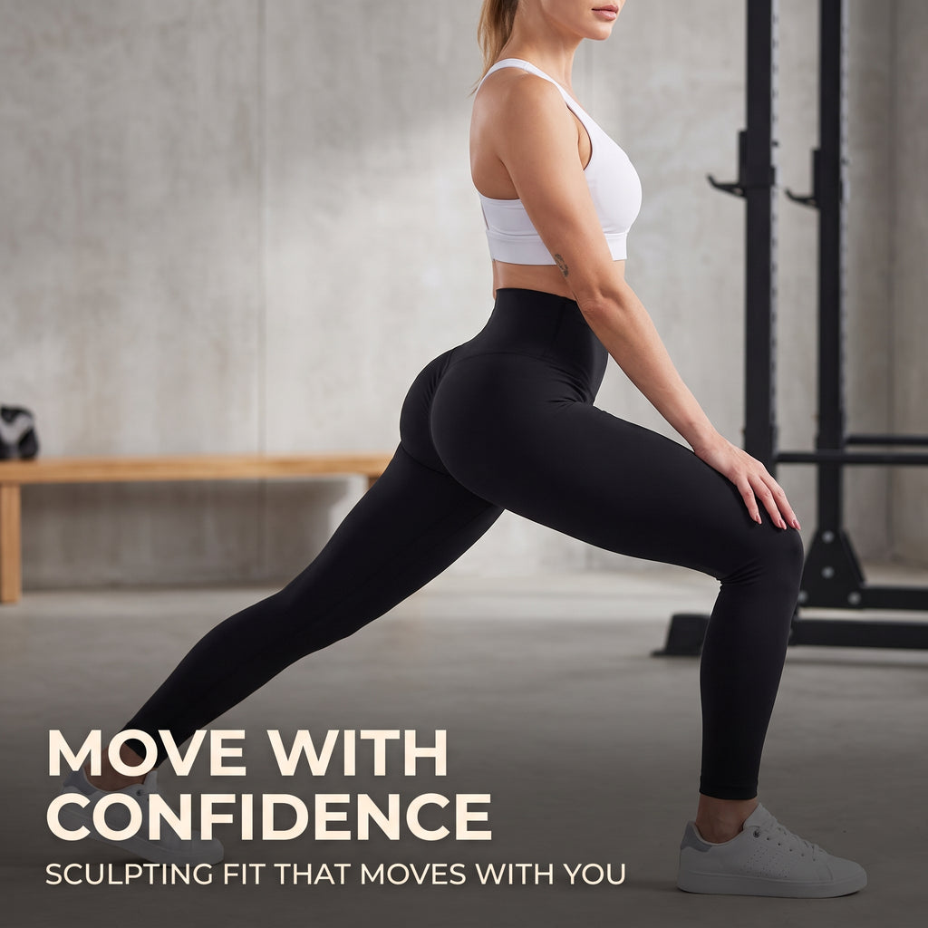 High Waisted Leggings with Pockets Women, Full Length Capri Buttery Soft Stretchy Yoga Pants