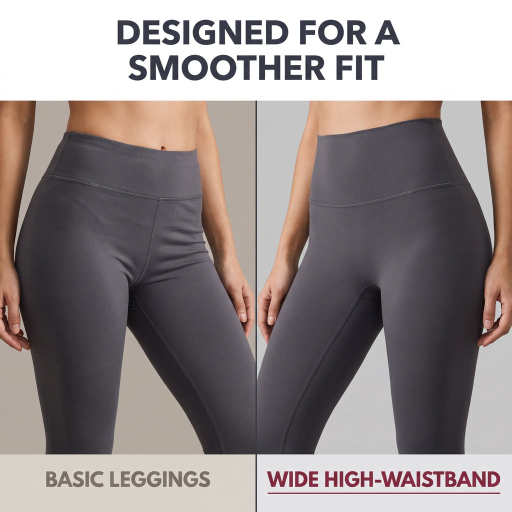 High Waisted Leggings with Pockets Women, Full Length Capri Buttery Soft Stretchy Yoga Pants